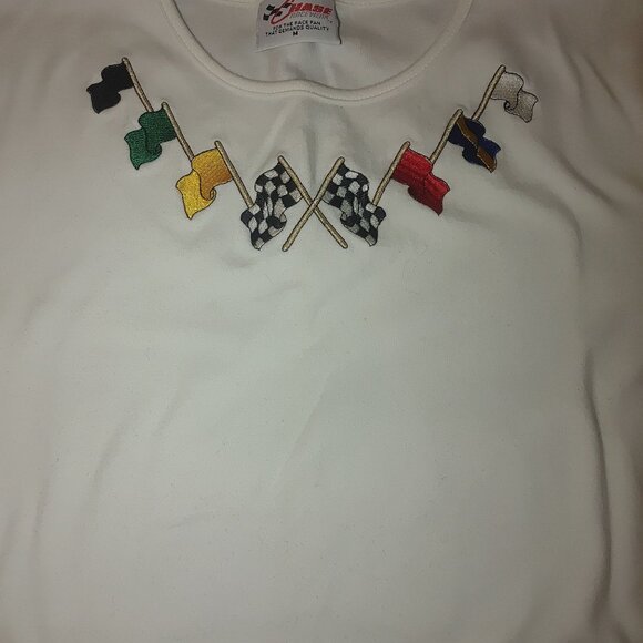 NASCAR Shirt Medium Chase Authentics Cotton Vintage 90's Ladies Embroidered Raci - Picture 5 of 8